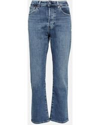 AG Jeans - American Mid-Rise Straight Jeans - Lyst