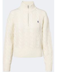 Polo Ralph Lauren - Cable-Knit Wool And Cashmere Sweater - Lyst