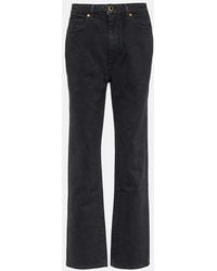 KHAITE - Jeans Rectos Abigail De Tiro Alto - Lyst