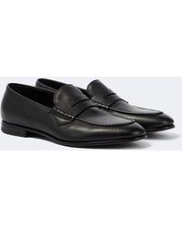Canali - Leather Penny Loafers - Lyst