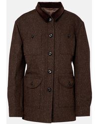 Blazé Milano - Chaqueta Lokai En Mezcla De Lana Y Seda - Lyst