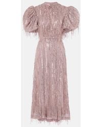 ROTATE BIRGER CHRISTENSEN - Mini Dress With Bangs - Lyst