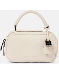 Brunello Cucinelli - Foulard Mini Suede Tote Bag - Lyst
