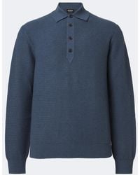 ZEGNA - Cashmere Polo Sweater - Lyst