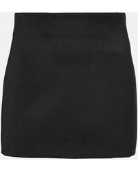 Wardrobe NYC - Wool Miniskirt - Lyst