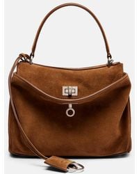 Balenciaga - Rodeo Mini Suede Tote Bag - Lyst