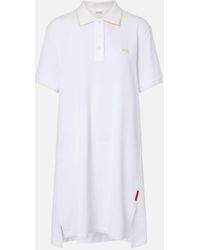 Loewe - Double L Cotton Pique Polo Dress - Lyst