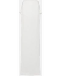 Monot - Side-Slit Jersey Maxi Skirt - Lyst