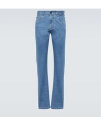 Canali - Jeans rectos de 5 bolsillos - Lyst