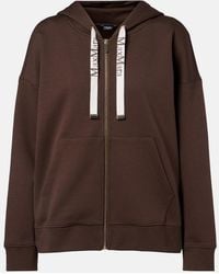 Max Mara - Max Mara Jour Cotton-Blend Hoodie - Lyst