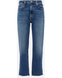 Citizens of Humanity - Daphne High-rise Cropped Straight Jeans - Lyst