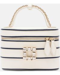 Roger Vivier - Tres Vivier Micro Leather Vanity Bag - Lyst
