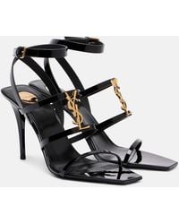 Saint Laurent - Cassandra Sandals - Lyst