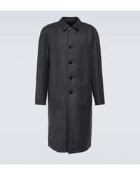Lardini - Single-breasted Checked Wool Jacket - Lyst
