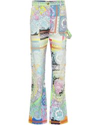 Versace Printed Denim Jeans - Multicolour