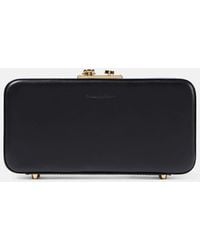 Gianvito Rossi - Clutch Vali Aus Leder - Lyst