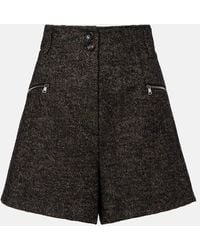Max Mara - Shorts Aus Einem Wollgemisch - Lyst