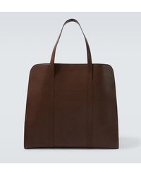 The Row - Ben Leather Tote Bag - Lyst