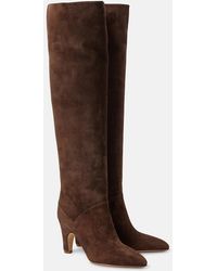 Gabriela Hearst - Hana Leather Over-The-Knee Boots - Lyst