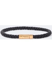 Tom Ford - Braided Leather Bracelet - Lyst