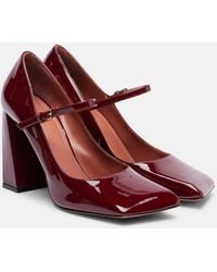 AMINA MUADDI - Charlotte 95 Patent Leather Mary Jane Pumps - Lyst