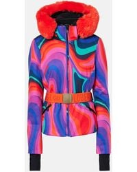 Goldbergh - Skijacke Muse Mit Faux Fur - Lyst