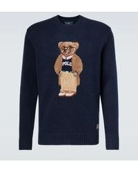 Polo Ralph Lauren - Pullover Polo Bear Aus Leinen Und Baumwolle - Lyst