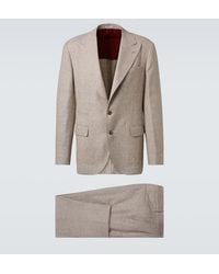 Brunello Cucinelli - Anzug Aus Seide, Wolle Und Kaschmir - Lyst