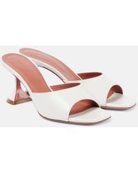 AMINA MUADDI - Pantoletten Lupita 70 Aus Leder - Lyst