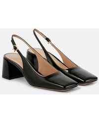 Gianvito Rossi - Freeda Leather Slingback Pumps - Lyst