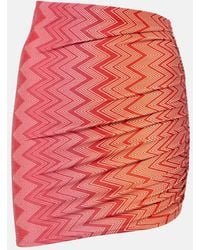 Missoni - Zigzag Lame Miniskirt - Lyst