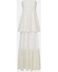 Jonathan Simkhai - Bustier-Kleid Marella Aus Chiffon - Lyst