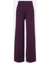 Jardin Des Orangers - Wool And Cashmere Wide-Leg Pants - Lyst