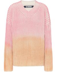 jacquemus pink sweatshirt