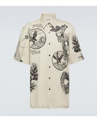 Dries Van Noten - Cassidye Printed Cotton Poplin Shirt - Lyst