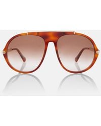 Chloé - Aly Aviator Sunglasses - Lyst