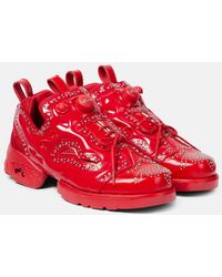 Noir Kei Ninomiya - X Reebok Studded Brogue Sneakers - Lyst