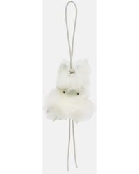 Loewe - Bunny Shearling Bag Charm - Lyst