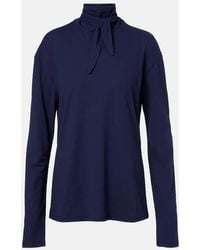 Lemaire - Tie-Detail Cotton Top - Lyst