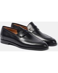 Loro Piana - Sergio Leather Loafers - Lyst