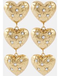 Jennifer Behr - Harlow Crystal-Embellished Drop Earrings - Lyst
