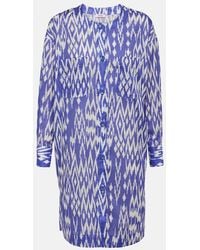 Eres - Hurricane Printed Cotton Shirt Dress - Lyst