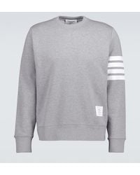 Thom Browne - 4-bar Cotton Sweatshirt - Lyst