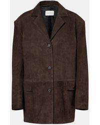 Magda Butrym - Oversized Suede Jacket - Lyst