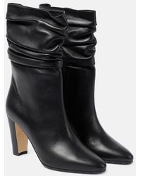 Manolo Blahnik - Calasso Leather Ankle Boots - Lyst