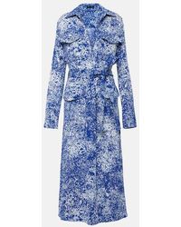Proenza Schouler - Vanessa Printed Shirt Dress - Lyst