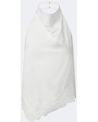 SIR. - Klara Cotton Halterneck Top - Lyst