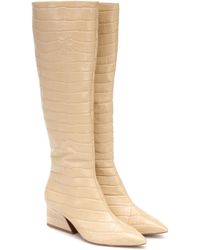 MERCEDES CASTILLO Kyle Leather Knee-high Boots - Natural