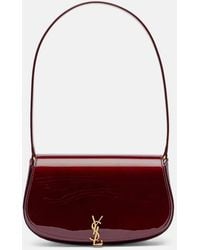 Saint Laurent - Voltaire Mini Patent Leather Shoulder Bag - Lyst