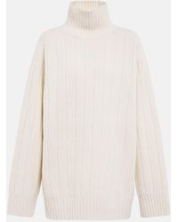Totême - Ribbed Wool And Cashmere Sweater - Lyst